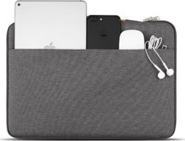 JCPAL Nylon Business Style Θήκη Laptop 13.3" - Γκρι Αδιάβροχη Τσάντα με Λαβή Μεταφοράς