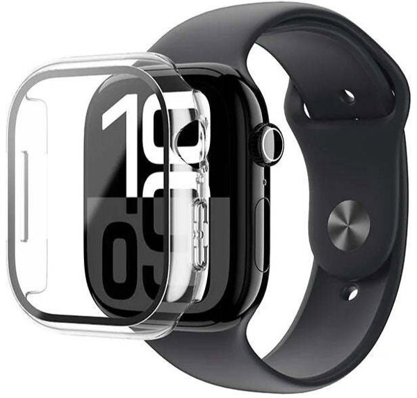 Θήκη με σκληρυμένο γυαλί AMAZINGTHING Radix Glass για Apple Watch 46mm – διάφανη