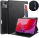 Θήκη Tablet 4kom.pl Για Lenovo Tab M11 TB330FU Δερμάτινη Με Υποδοχές Καρτών/Εγγράφων, Μαύρη