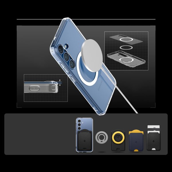 Spigen Θήκη Ultra Hybrid Mag MagSafe για Samsung Galaxy S25+ - Λευκό