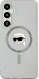 Θήκη Karl Lagerfeld Button Karl Head Printed Logo MagSafe Samsung Galaxy S25 μαύρο