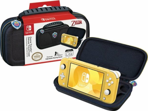BigBen Θήκη Μεταφοράς Nintendo Switch Lite Zelda NLS140Z - Άκαμπτη Προστατευτική Θήκη Κονσόλας