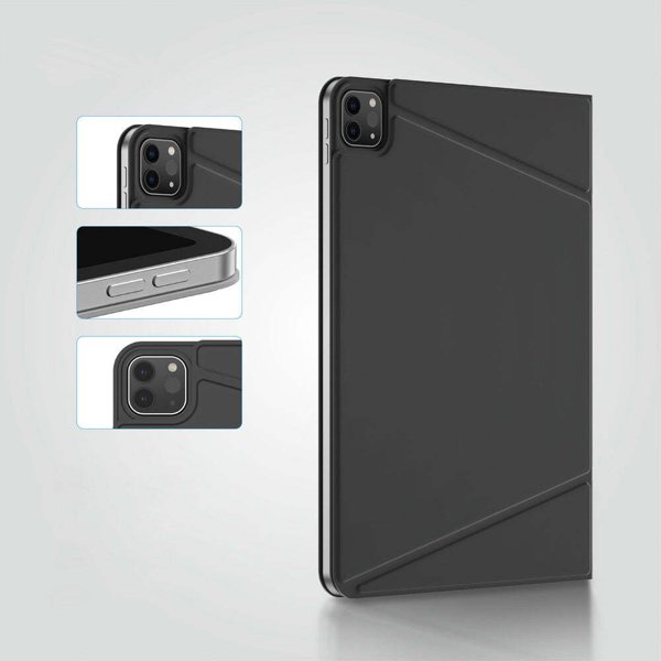 Etui AMAZINGTHING Matte Pro Mag Folio με βάση για iPad Air M3 11" - μαύρο