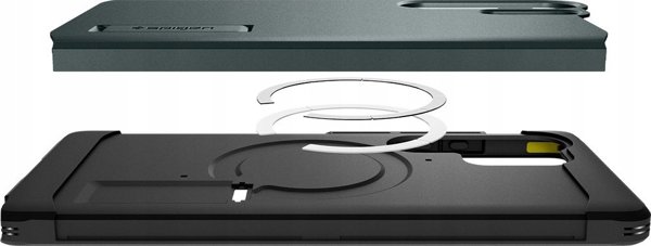 Θήκη Spigen Tough Armor MagSafe για Samsung Galaxy S25 Ultra πράσινο