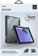 Uniq Θήκη Moven για iPad 10.2" (2020), Αντικραδασμική με Διάφανη Πλάτη, Γκρι/Ανθρακί