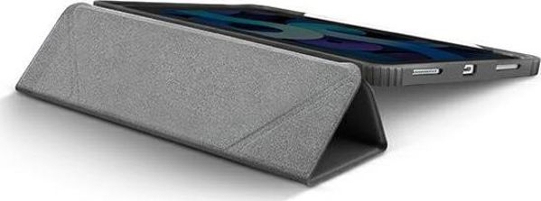 Uniq Θήκη Moven για iPad 10.2" (2020), Αντικραδασμική με Διάφανη Πλάτη, Γκρι/Ανθρακί