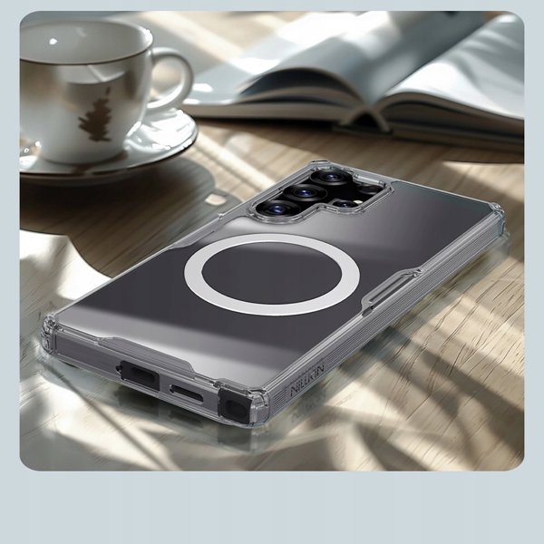 Θήκη Nillkin Nature TPU Pro Magnetic Case με MagSafe για Samsung Galaxy S25 Ultra - λευκό
