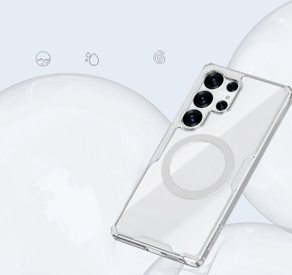 Θήκη Nillkin Nature TPU Pro Magnetic Case με MagSafe για Samsung Galaxy S25 Ultra - λευκό