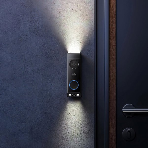 Eufy T8600321 Dual Lens 2K Video Doorbell - Black