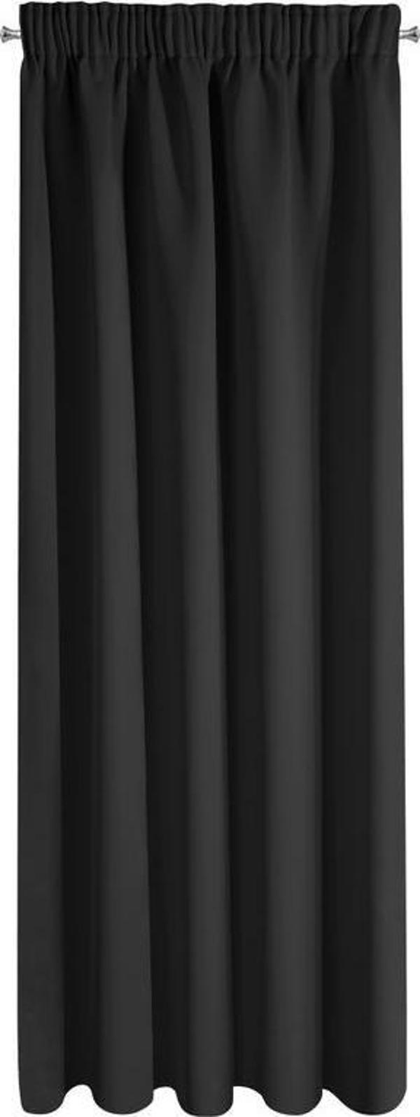 Eurofirany Κουρτίνα συσκότισης BLACKOUT λεία, ημι-ματ LOGAN 140X270 Ταινία