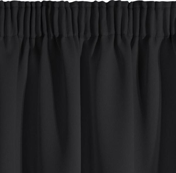 Eurofirany Κουρτίνα συσκότισης BLACKOUT λεία, ημι-ματ LOGAN 140X270 Ταινία