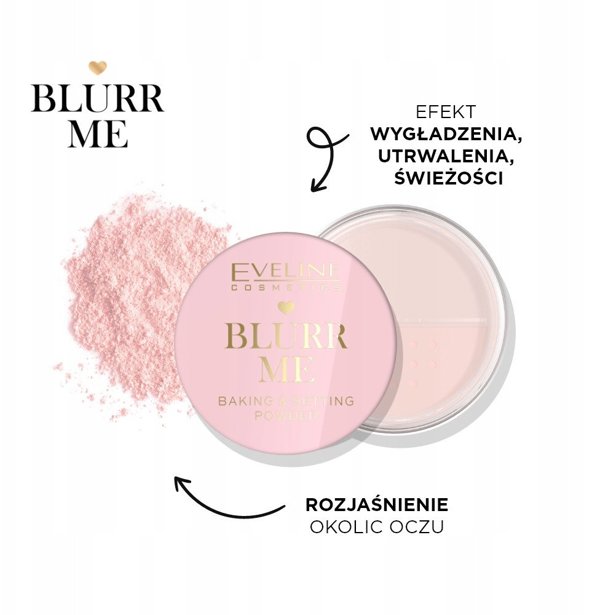 Eveline Blurr Me Baking & Setting Powder sypki puder do utrwalania 10g