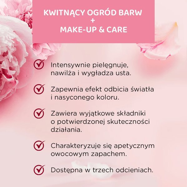 Eveline Flower Garden ενυδατικό κραγιόν χειλιών 03