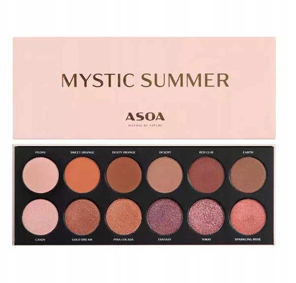 Eveline Cosmetics ASOA Mystic Summer Παλέτα Σκιών Ματιών 12,3g