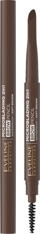 EVELINE KOLOROWKA Eveline Kredka d/brwi 2w1 Brow 02 Soft (088492)