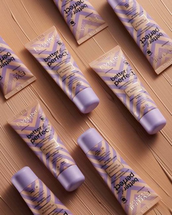 EVELINE KOLOROWKA Eveline Better Than Perfect Ενυδατικό και καλυπτικό foundation αρ. 05 Creamy Beige 30ml