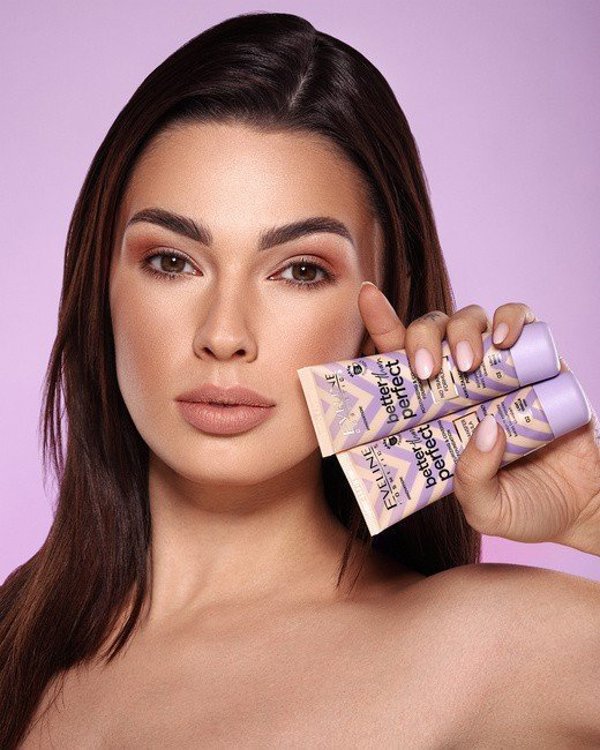 EVELINE KOLOROWKA Eveline Better Than Perfect Ενυδατικό και καλυπτικό foundation αρ. 05 Creamy Beige 30ml