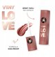 Eveline Vinyloce Vinyl Lip Liquid ενυδατικό κραγιόν χειλιών 01 Pinky 4ml
