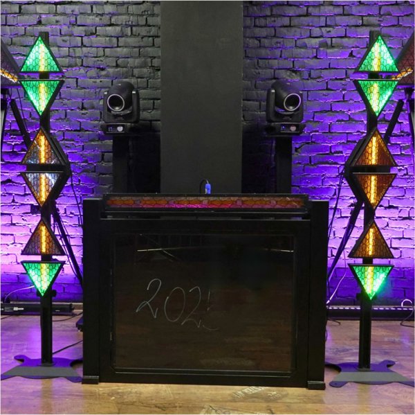 EVOLIGHTS LUMEN ONE 6x60W WW + 96x0,5W RGB LED Προβολέας Σκηνής