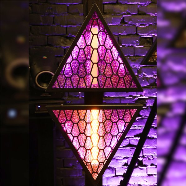 EVOLIGHTS LUMEN ONE 6x60W WW + 96x0,5W RGB LED Προβολέας Σκηνής