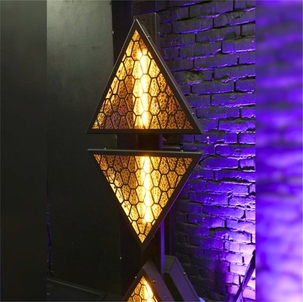 EVOLIGHTS LUMEN ONE 6x60W WW + 96x0,5W RGB LED Προβολέας Σκηνής