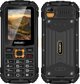 EVOLVEO StrongPhone Q1, vodotěsný odolný Dual SIM telefon, černo-oranžový