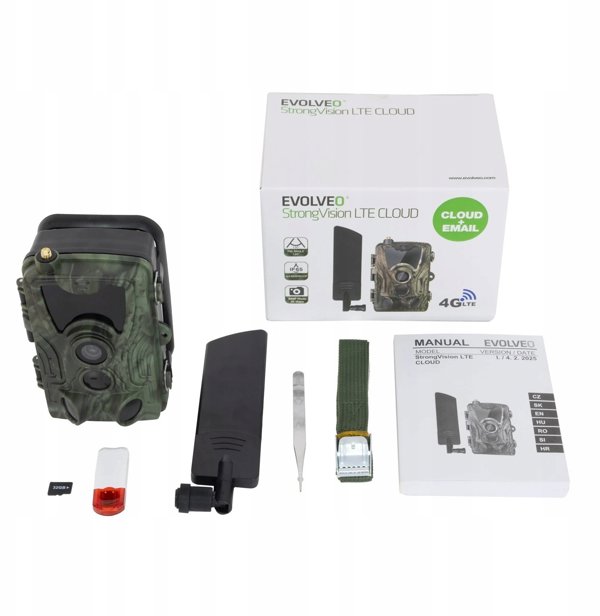 EVOLVEO StrongVision LTE CLOUD,Fotopast s 4G, CLOUD/EMAIL, 32GB