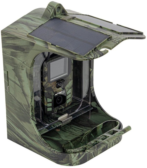 EVOLVEO StrongVision BirdFeeder, Chytré krmítko pro ptáky s kamerou a solárním panelem