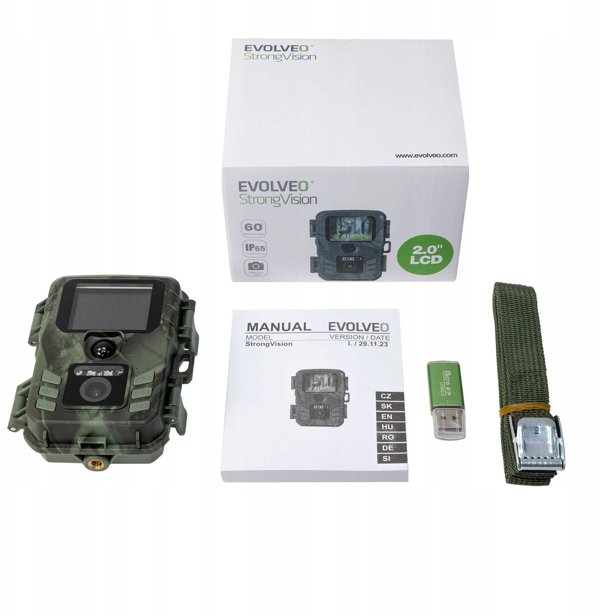 EVOLVEO StrongVision Mini WiFi, fotopast/bezpečnostní kamera s aplikací