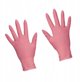 Examination glove, ABENA Classic Sensitive, XS, pink, nitrile, powder-free - (100 pcs.)