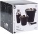 Excellent Houseware Σετ Barowy 4 Τεμαχίων για Κοκτέιλ με Σέικερ, 2 Κάδους Πάγου & Λαβίδες