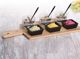 Excellent Houseware Σετ Σερβιρίσματος 10 Τεμαχίων, Με 6 Μπολ & 3 Κουτάλια σε Μπαμπού Σανίδα 37x17,5 εκ.