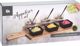 Excellent Houseware Σετ Σερβιρίσματος 10 Τεμαχίων, Με 6 Μπολ & 3 Κουτάλια σε Μπαμπού Σανίδα 37x17,5 εκ.