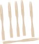 Excellent Houseware Ξύλινα πιρουνάκια από μπαμπού για ορεκτικά, σνακ 9 εκ. 100 τεμάχια