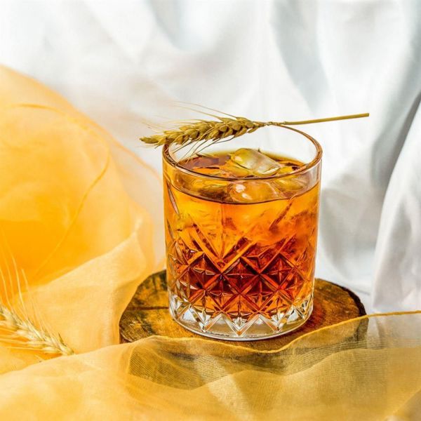 Excellent Houseware Σετ Ποτήρια Ουίσκι, 4 Τεμάχια, 230 ml, από Χοντρό Γυαλί