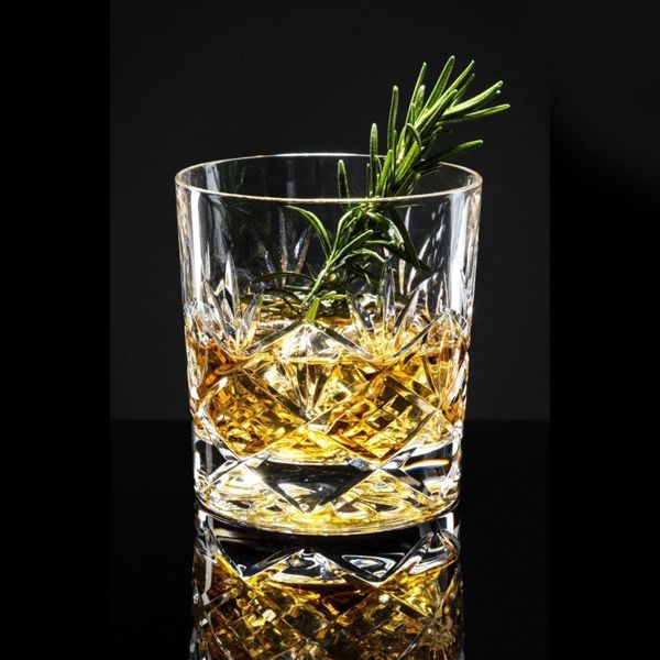Excellent Houseware Σετ Ποτήρια Ουίσκι, 4 Τεμάχια, 230 ml, από Χοντρό Γυαλί