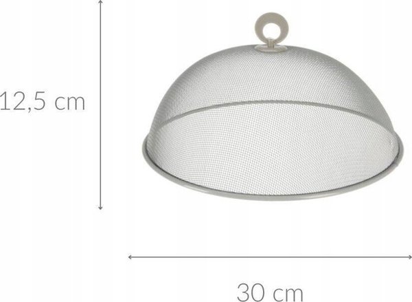 Μεταλλικό κάλυμμα τροφίμων Excellent Houseware, 30 x 12,5 cm