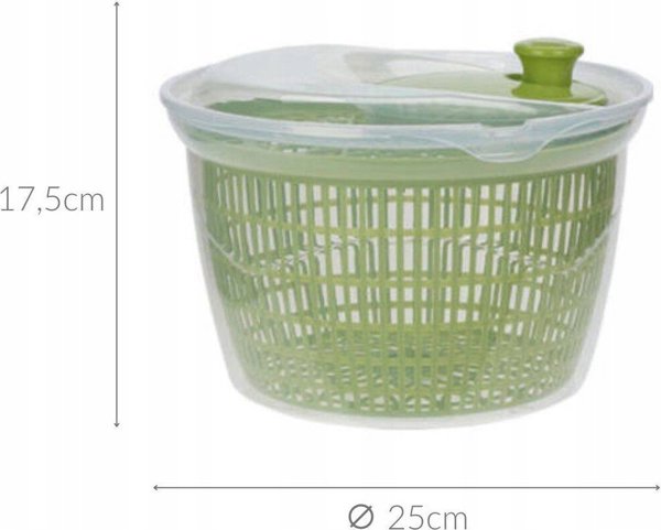 Excellent Houseware Στεγνωτήρας σαλάτας, Ø 25 cm