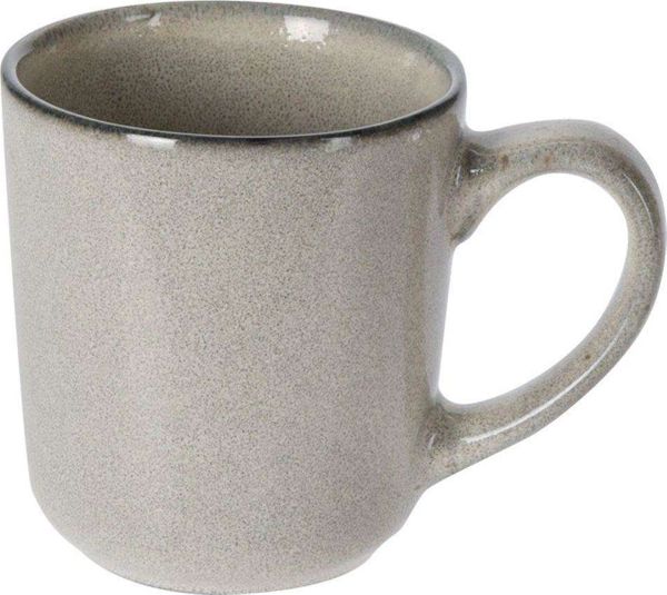 Excellent Houseware Σετ Δείπνου 16 Τεμαχίων, Κεραμικά Πιάτα για 4 Άτομα, Καφέ Χρώμα