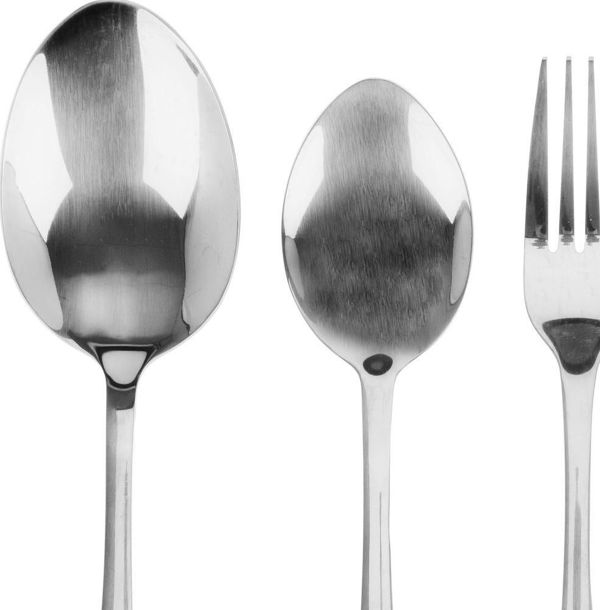 Excellent Houseware Σετ Μαχαιροπίρουνα 39 Τεμαχίων, Ασημί, από Ανοξείδωτο Ατσάλι για Καθημερινή Χρήση