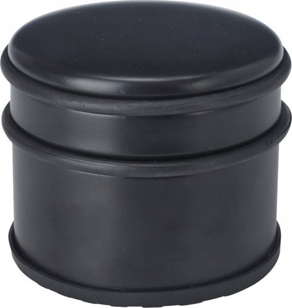 Excellent Houseware Κλασικός Στοπ Πόρτας, Μαύρο Ματ, Ø 9 εκ.