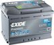EXIDE AKUMULATOR 77AH /+P/ BMW,FIAT /EXIDE-P/