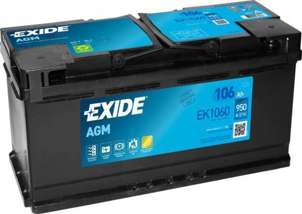 EXIDE Exide Akumuliatorius 106 Ah 950 A EN 12V AGM