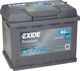 EXIDE Akumuliatorius EXIDE Premium EA640 64Ah 640A