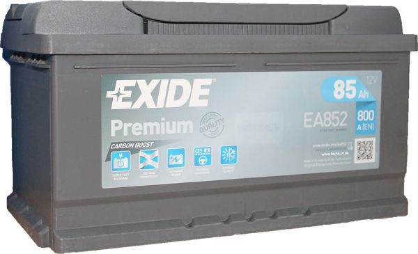 EXIDE AKUMULATOR 85AH /+P/ AUDI,BMW /EXIDE-P/