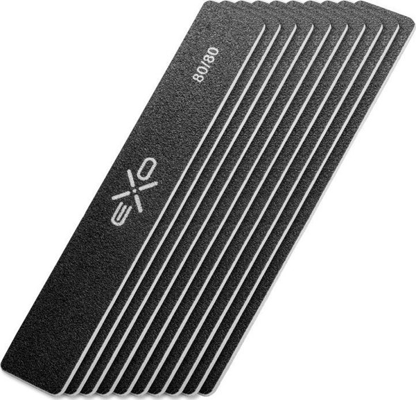 Επαγγελματική Λίμα Νυχιών EXO 80/80 Ευθεία, 10 Τεμάχια
