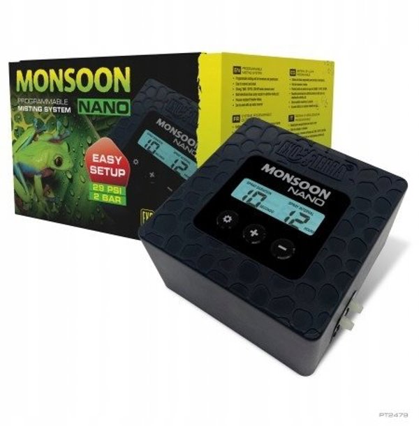 Exo Terra Monsoon Nano Σύστημα Ψεκασμού για Terrarium, Προγραμματιζόμενο