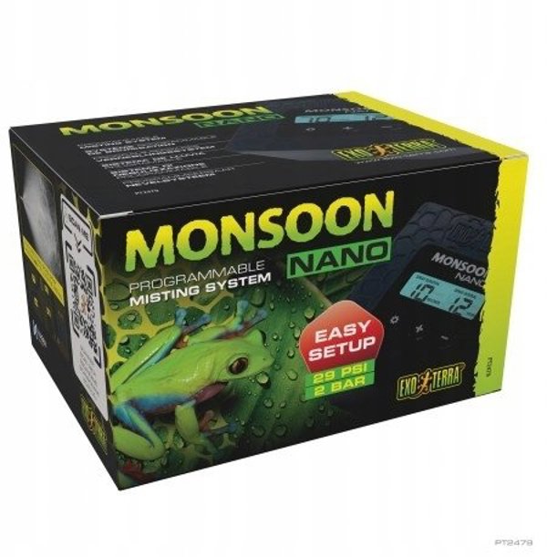 Exo Terra Monsoon Nano Σύστημα Ψεκασμού για Terrarium, Προγραμματιζόμενο