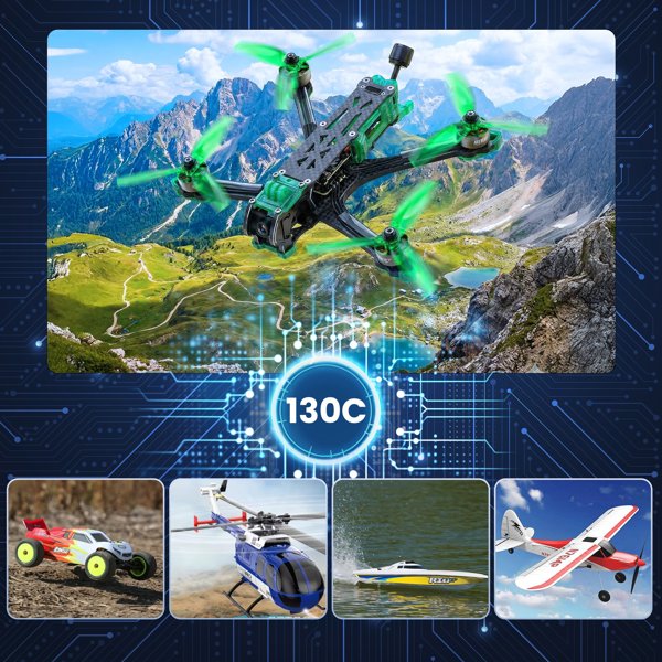 Μπαταρία Extralink LiPo 4S 1800mAh XT60 130C για FPV RC Drones και RC Οχήματα
