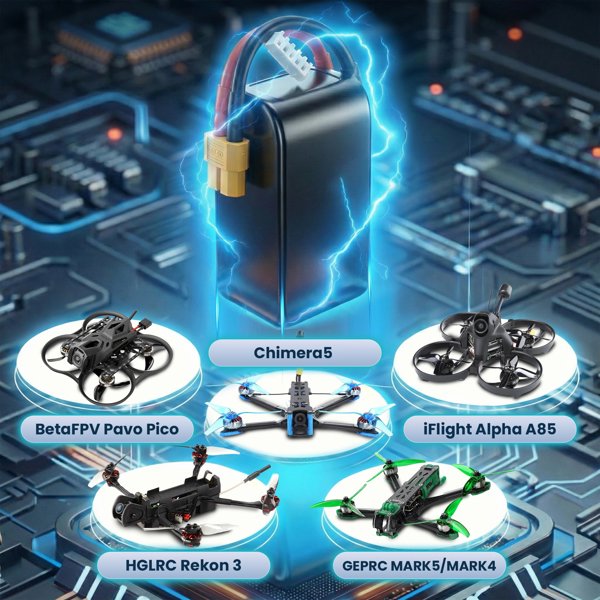 Μπαταρία Extralink LiPo 4S 1800mAh XT60 130C για FPV RC Drones και RC Οχήματα